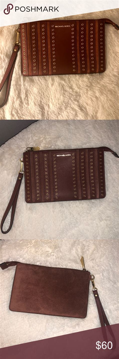 michael kors cognac clutch|michael kors online store.